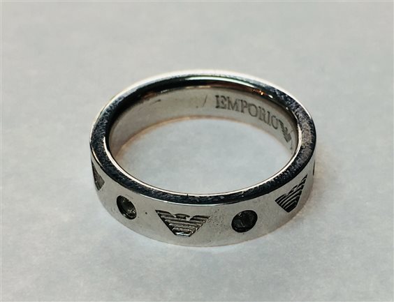 Emporio armani hot sale 925 ring